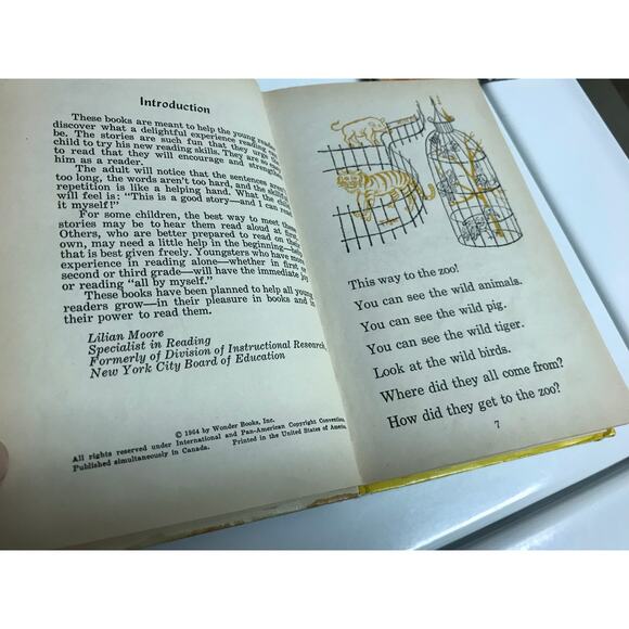 VINTAGE Easy Reader Books: Circus Alphabet; How the Animals Get to the Zoo, 1965 - Picture 10 of 14
